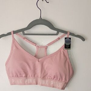Victoria's Secret Pink Sports Bra size medium Light pink Athletic